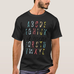 ABC Elemeno Kindergarten Teacher Cute  Back to Sch T-Shirt