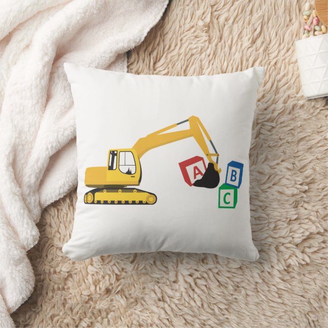ABC Excavator Construction Truck Cushion (Blanket)