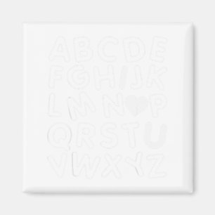 Abc I Love You Alphabet Teachers Day Valentines Da Magnet