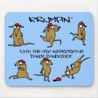 ABC Interpretive Dance Bandicoot Krumpad Mouse Pad