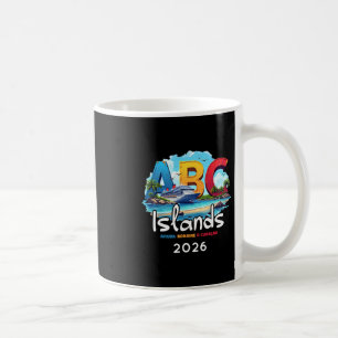 Abc Islands Aruba Bonaire Curacao Cruise Vacation Coffee Mug