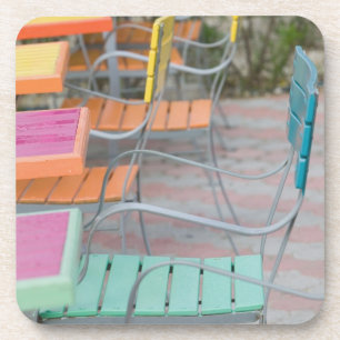 ABC Islands, ARUBA, Palm Beach: Colourful Cafe Coaster