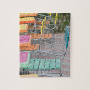 ABC Islands, ARUBA, Palm Beach: Colourful Cafe Jigsaw Puzzle