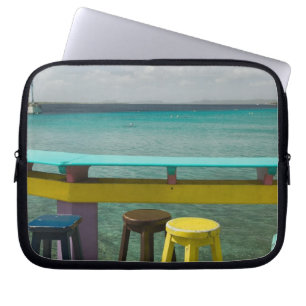 ABC Islands, BONAIRE, Kralendijk: Ocean View Laptop Sleeve