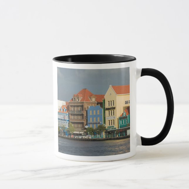 ABC Islands, CURACAO, Willemstad: Harborfront 2 Mug (Right)