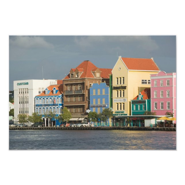 ABC Islands, CURACAO, Willemstad: Harborfront 2 Photo Print (Front)