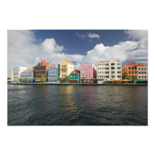 ABC Islands, CURACAO, Willemstad: Harborfront Photo Print