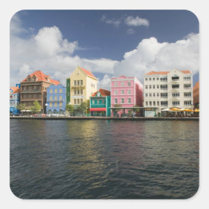 ABC Islands, CURACAO, Willemstad: Harborfront Square Sticker