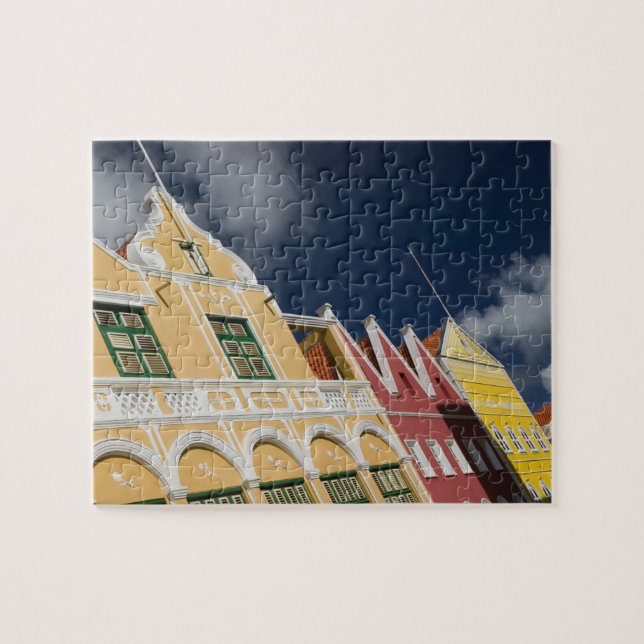 ABC Islands, CURACAO, Willemstad: Punda Jigsaw Puzzle (Horizontal)