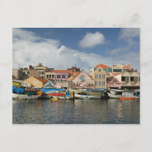 ABC Islands, CURACAO, Willemstad: Punda, Postcard