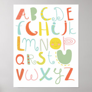 ABC Kids Alphabet Poster