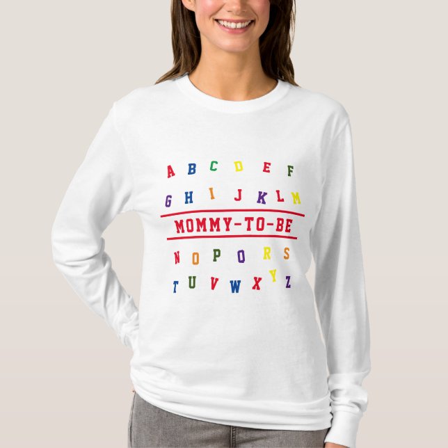 ABC Mummy-to-Be T-Shirt (Front)