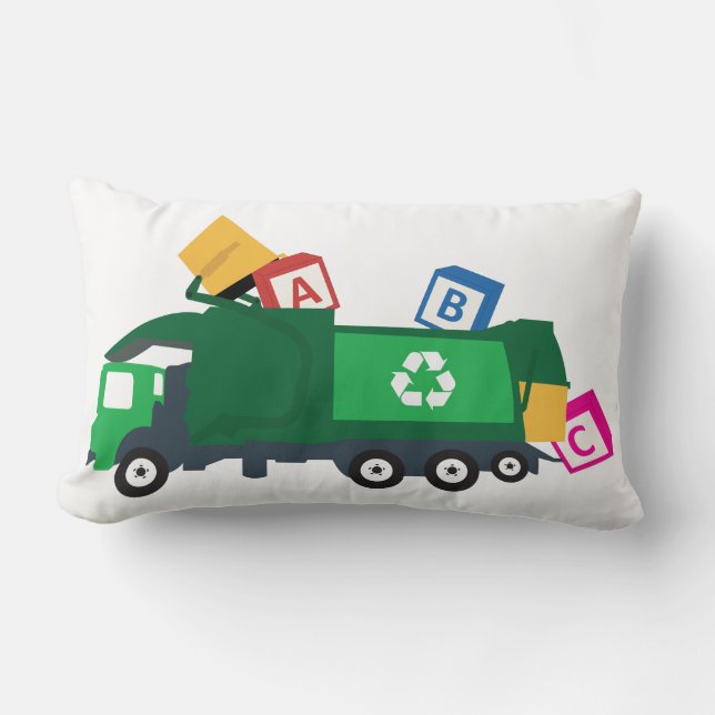 ABC Recycling Garbage Truck Lumbar Cushion (Front)