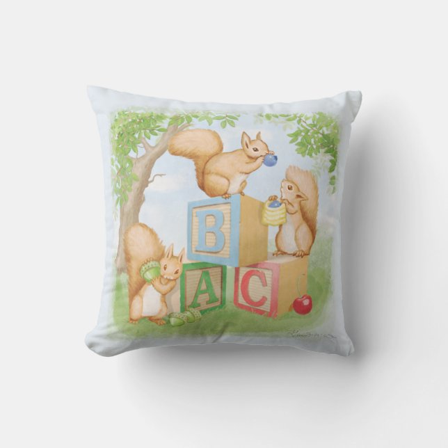 ABC Squirels Cushion (Front)