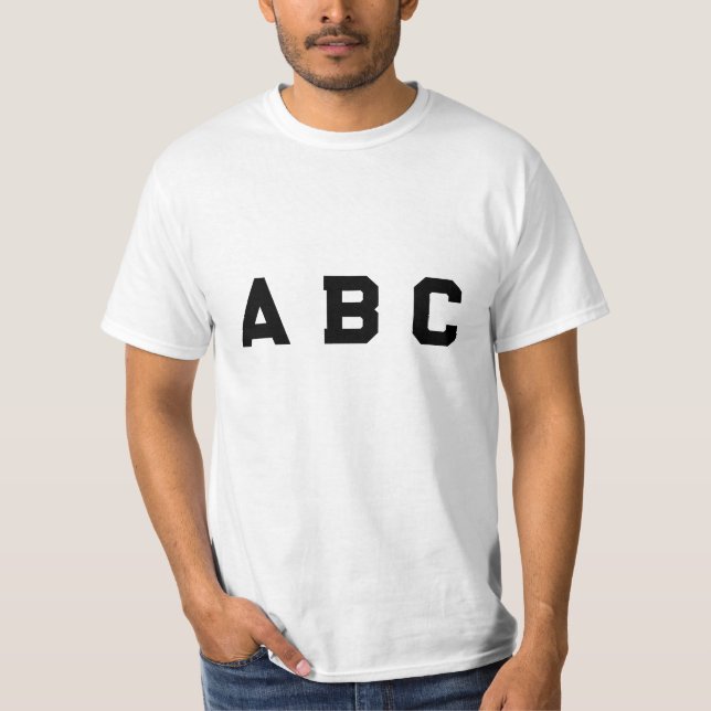  ABC Style T-Shirt (Front)