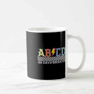 Abcd 100 Days Brighter Rocks Pencil Lightning Boys Coffee Mug