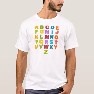 ABCD Alphabetical Design Products T-Shirt