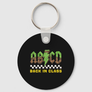 Abcd Back In Cl Rock Back To School Boys Girls Tea Key Ring