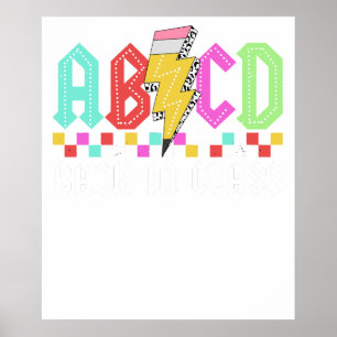 abcd back in class poster