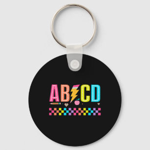 Abcd Ck To School Tee Key Ring