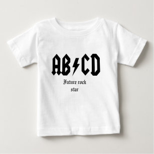 ABCD Future rock star Baby T-Shirt