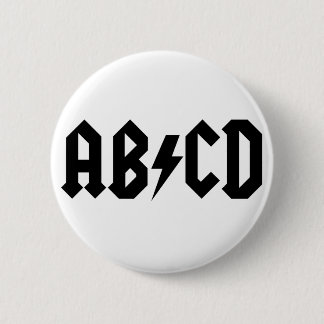 ABCD Item 6 Cm Round Badge