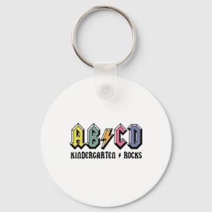 Abcd Kindergarten Rocks Ck To School Kindergarten Key Ring