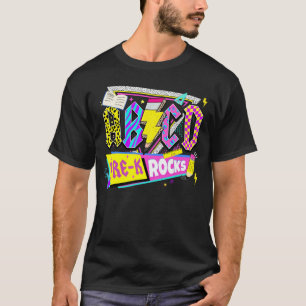 ABCD Pre-K Rocks Back To School PreK Kindergarten T-Shirt