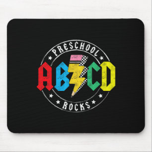 Abcd Preschool Rocks 1st Day Pre-k Teacher Ck To S Mouse Pad