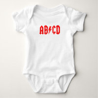 ABCD rock music funny symbol fake acdc joke school