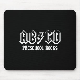Abcd Rocks Back To School Preschool Rocks Fun Teac Mouse Pad