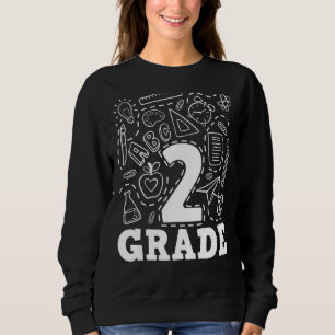 Abcd Second Grade Teacher Student Happy First Day Sweatshirt