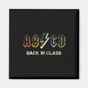 Abcd Teacher  Magnet