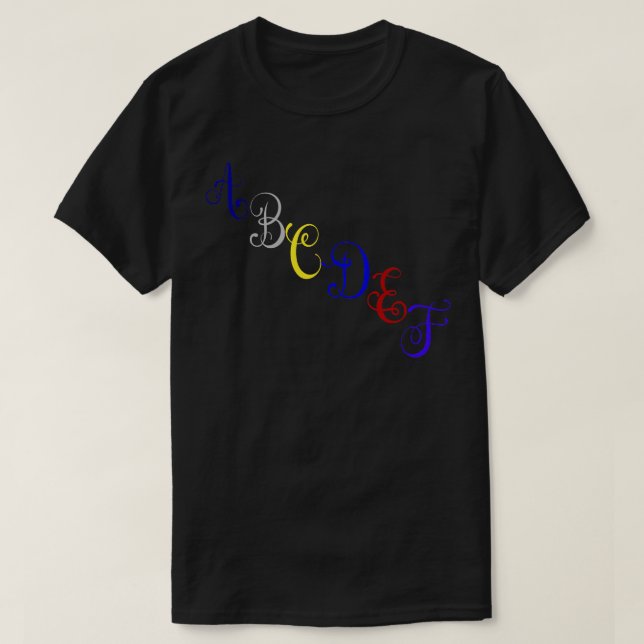 ABCDEF  3 T-Shirt (Design Front)