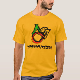 abclogo-rasta, Roots.Rock.Reggae. T-Shirt