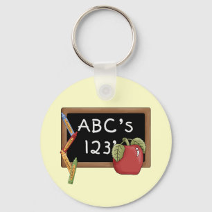 Abcs 123s Tshirts and Gifts Key Ring