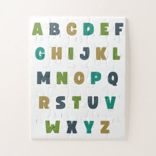 ABC's. alphabet letters. Puzzle Oversized 