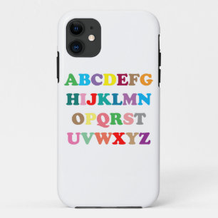 ABC's colourful letters iPhone 11 Case