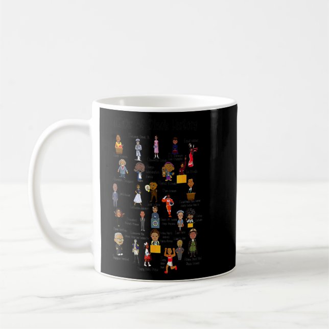 Abcs Of Black History Month Pride Junteenth Teache Coffee Mug (Left)