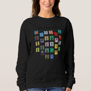 Abcs Of Black History Month Pride Women Men Teache Sweatshirt