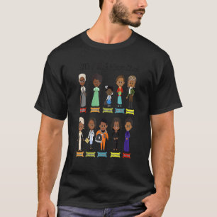 Abcs Of Black History Month Pride Women Men Teache T-Shirt