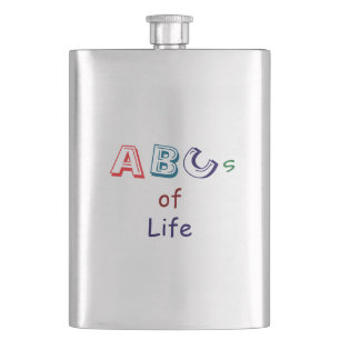 ABCs of Life Classic Flask