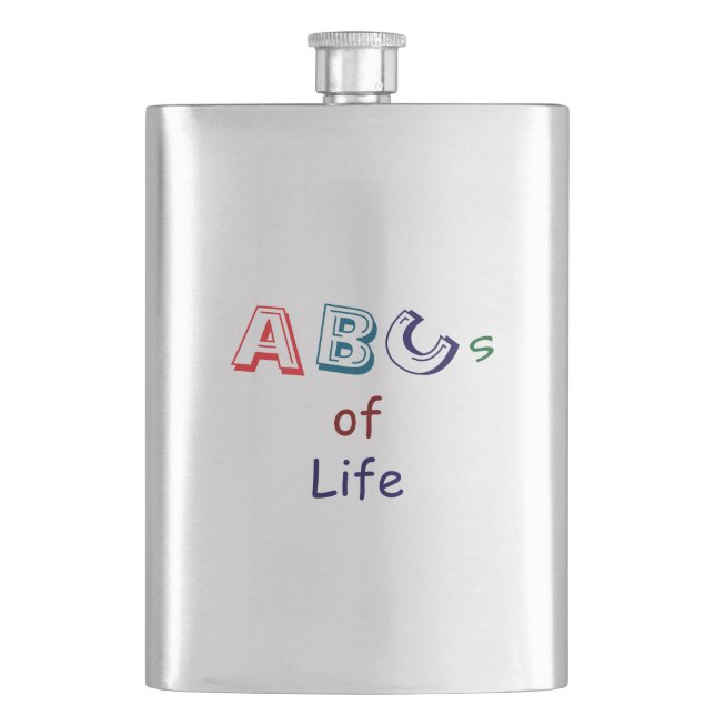 ABCs of Life Classic Flask (Front)
