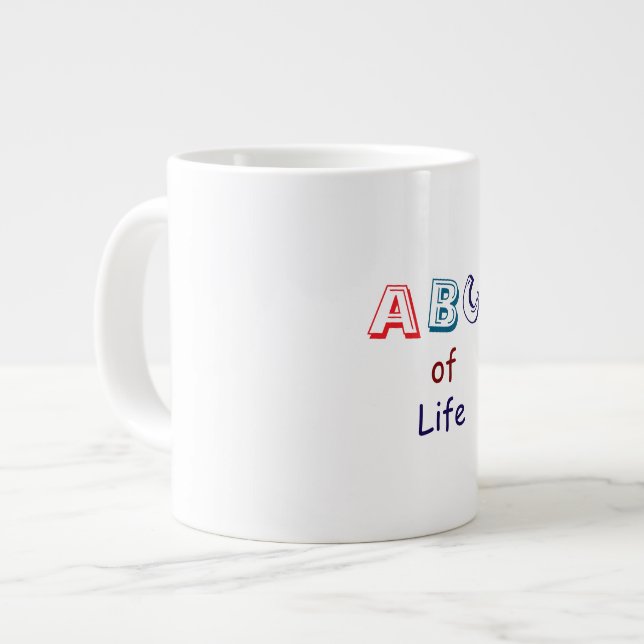 ABCs of Life Speciality Mug (Front Left)
