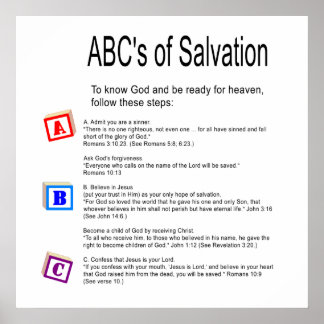 ABC's Salvation Poster