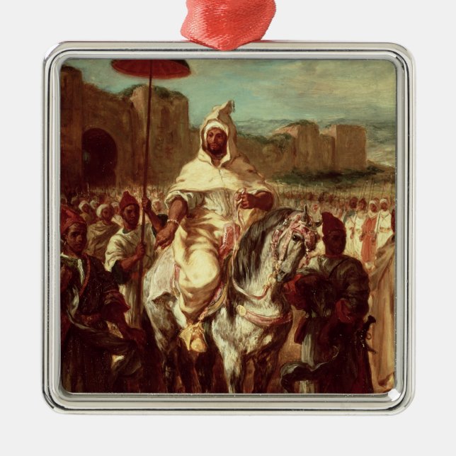 Abd Ar-Rahman  Sultan of Morocco Metal Ornament (Front)