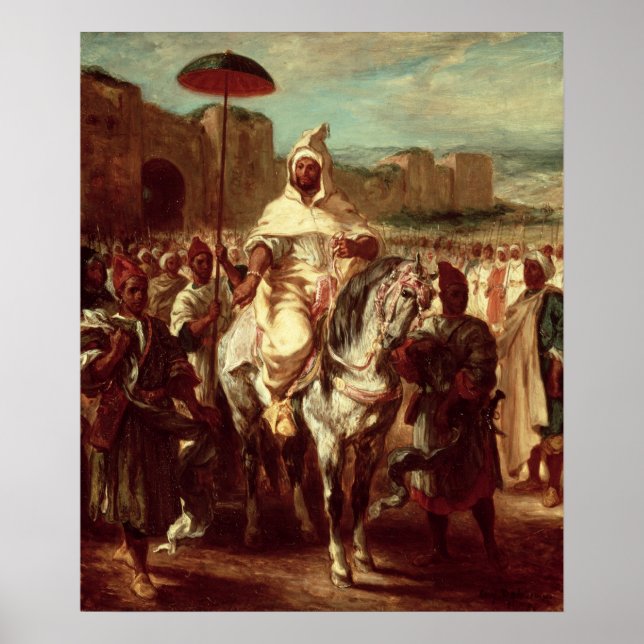 Abd Ar-Rahman  Sultan of Morocco Poster (Front)