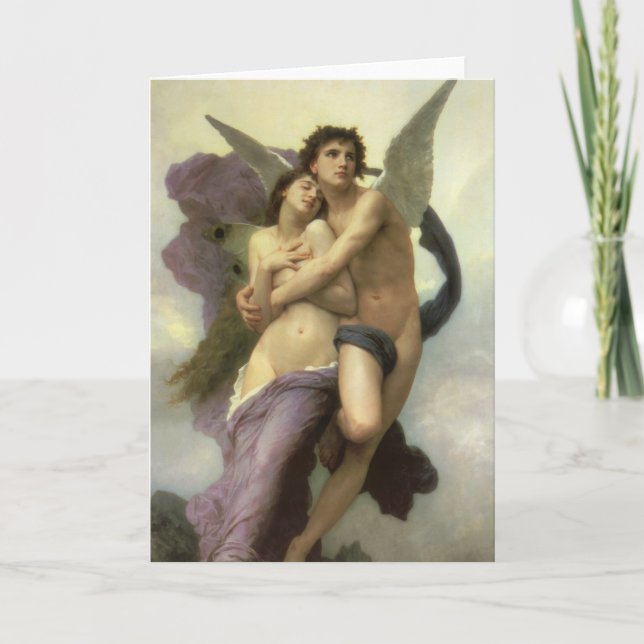 Abduction (aka Ravishment) of Psyche by Bouguereau Card (Front)
