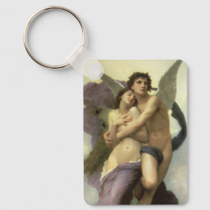 Abduction (aka Ravishment) of Psyche by Bouguereau Key Ring
