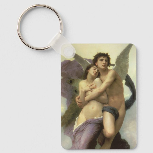 Abduction (aka Ravishment) of Psyche by Bouguereau Key Ring (Front)